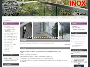 Elementy balustrad ze stali nierdzewnej